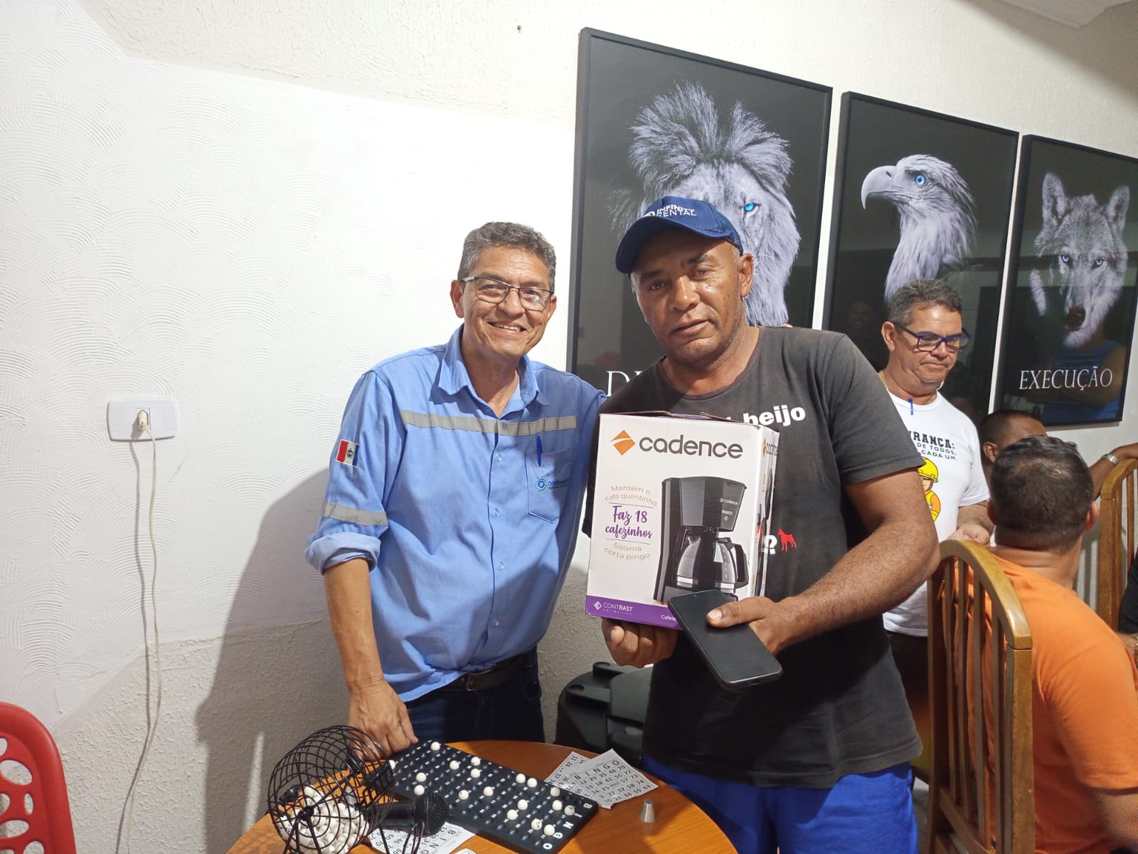 Realização de Bingo com os ALOJADOS